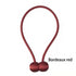 Rope curtain tieback